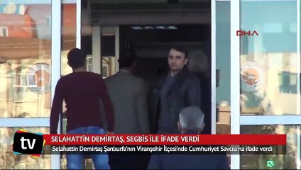 Selahattin Demirtaş, SEGBİS ile ifade verdi