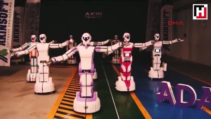 İnsansı robot, erik dalı oynuyor