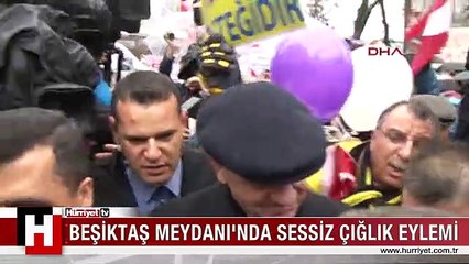 İLKER BAŞBUĞ "SESSİZ ÇIĞLIK" EYLEMİNDE