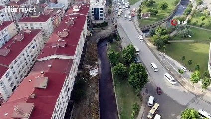 Esenyurt'ta selin verdiği hasar gün ağarınca ortaya çıktı
