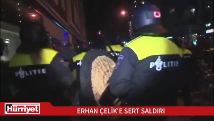 Gazeteci Erhan Çelik'e çirkin saldırı