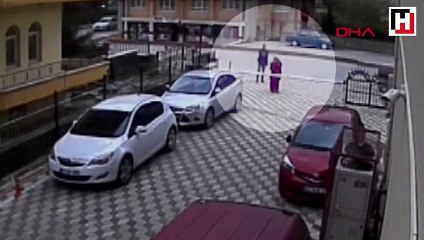 Eşini öldürüp kayınvalidesini yaralama anı kamerada