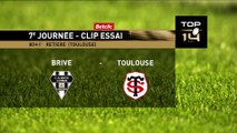 TOP 14 - Essai de Arthur RETIERE 2 (ST) - CA Brive - Stade Toulousain - Saison 2022:2023