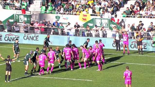 TOP 14 - Essai de Paul GABRILLAGUES (SFP) - Section Paloise - Stade Français Paris - Saison 2022:2023