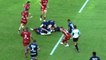 TOP 14 - Essai de Léo COLY (MHR) - Montpellier Hérault Rugby - LOU Rugby - Saison 2022/2023