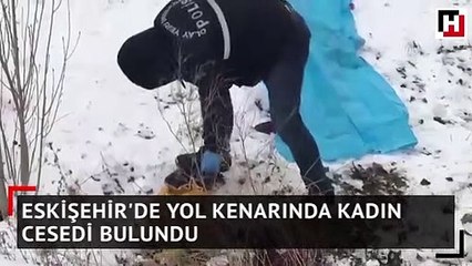 Eskişehir'de yol kenarında kadın cesedi bulundu