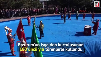 Erzurum'da kurtuluş coşkusu