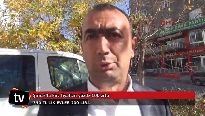 Şırnak'ta kiralar katlandı