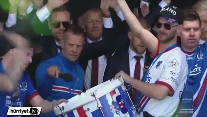 İzlanda'ya muhteşem karşılama