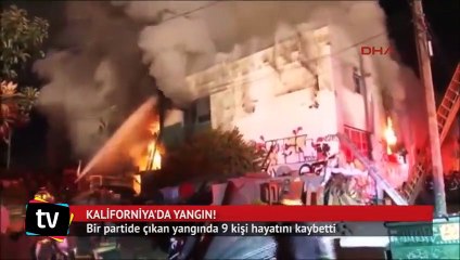 Kaliforniya'da bir partide çıkan yangında 9 kişi hayatını kaybetti