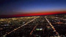 Beautiful Cockpit View Of Night Landing In Los Angeles