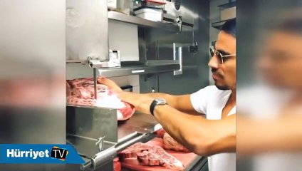 Nusret yeni videosuyla yine sosyal medyanın dilinde
