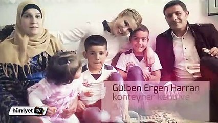 Gülben Ergen mülteci kampını ziyaret etti