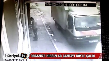 Hırsızlık güvenlik kamerasına yansıdı