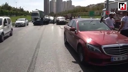 Esenyurt'ta zincirleme trafik kazası