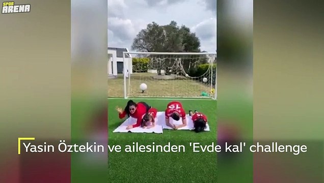 Yasin Öztekin ve ailesinden 'Evde kal' kampanyasına dikkat çeken destek!