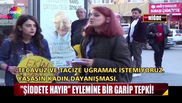 Kadına şiddet eyleminde şiddet!