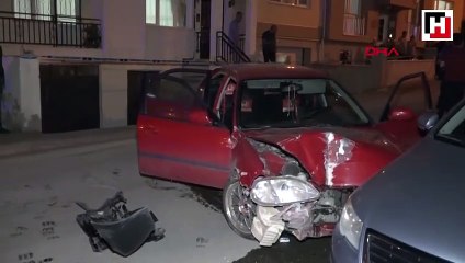 Otomobilin önünü kesip kurşun yağdırdı, o anlar kamerada