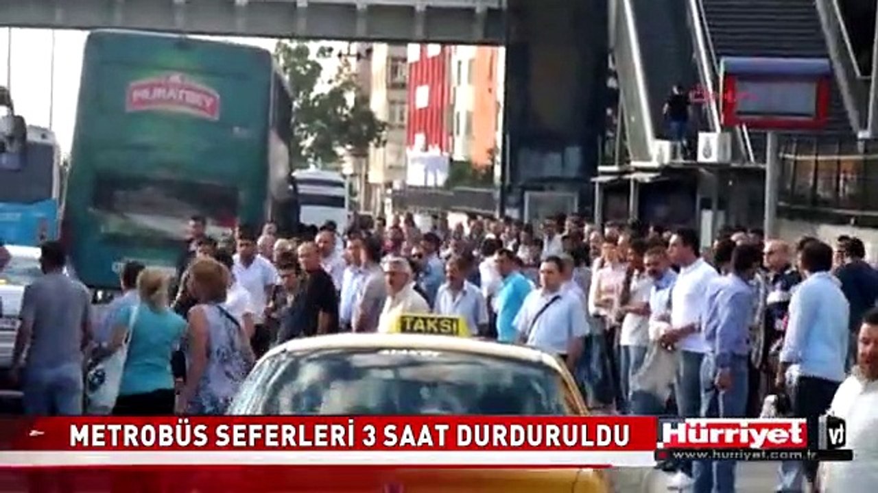 TAKSİM GEZİ PARKI OLAYLARI! METROBÜS SEFERLERİ...