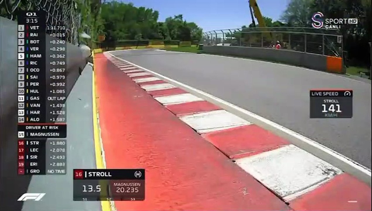 Kanada'da pole poziyonu Sebastian Vettel'in!