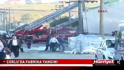 FABRİKADA KORKUTAN YANGIN