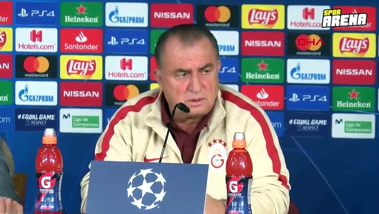 Galatasaray Teknik Direktörü Fatih Terim, basın toplantısı düzenledi
