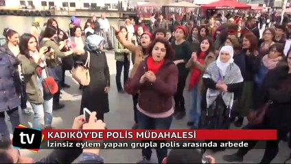 Kadıköy'de polis müdahalesi