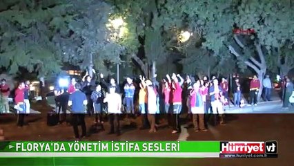 FLORYA'DA YÖNETİM İSTİFA SESLERİ