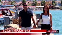 SU ALTINDA EVLİLİK TEKLİFİNDE 'HAYIR' SEÇENEĞİ YOK