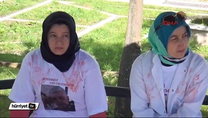 Öldürülen doktor Kamil Furtun için kanlı önlük giydiler