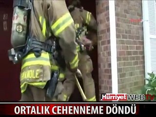 SAVAŞ UÇAĞI F-18 EVLERİN ÜZERİNE DÜŞTÜ