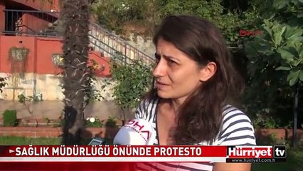 ÖLEN BABALARI İÇİN EYLEM YAPTILAR