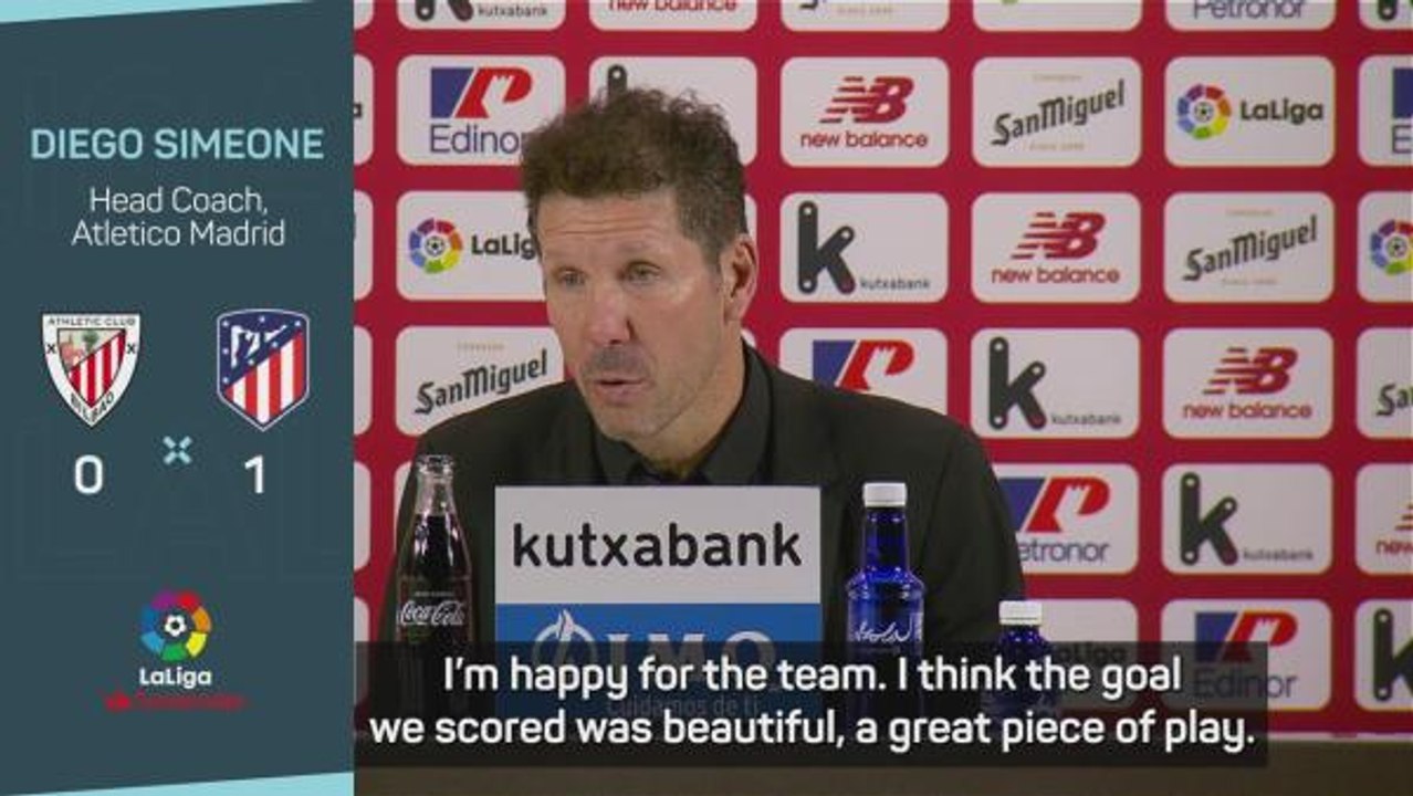 Atlético winner in Bilbao has Simeone purring