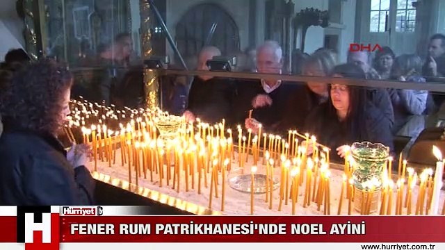 FENER RUM PATRİKHANESİ'NDE NOEL AYİNİ
