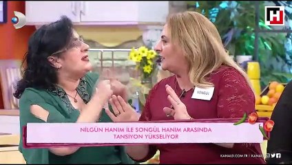 Nilgün Hanım ve Songül Hanım birbirine girdi…