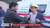 Maden işçisi: İçeride 350-400 kişi olduğu tahmin ediliyor