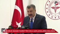 Sağlık Bakanı Fahrettin Koca açıklamalarda bulundu