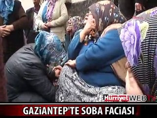 GAZİANTEP'TE SOBA FACİASI: 4 ÖLÜ