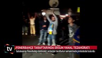 Fenerbahçeli taraftarlar Samandıra'da Ersun Yanal tezahüratları yaptı