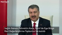Sağlık Bakanı Fahrettin Koca, İzmir'de Ege Bölge İlleri Değerlendirme Toplantısı'na katıldı