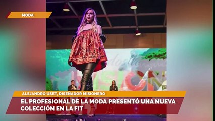 El profesional de la moda presentó una nueva colección en la fit