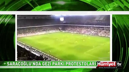 ŞÜKRÜ SARAÇOĞLU'NDA 'GEZİ PARKI' SLOGANLARI YÜKSELDİ