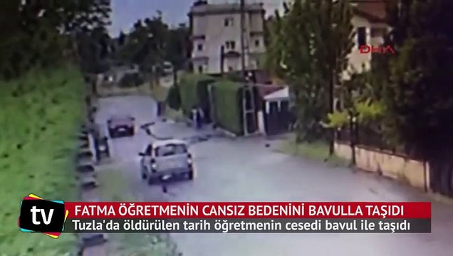 Fatma öğretmenin cansız bedenini bavulla taşıdı