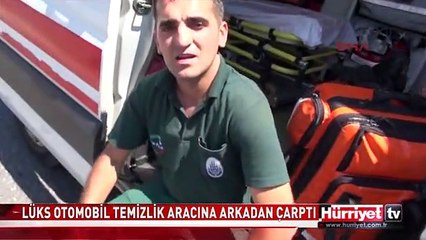 KARTAL'DA LÜKS OTOMOBİLDE FECİ ÖLÜM