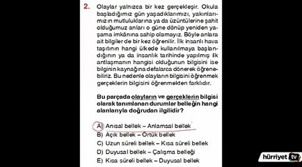 FELSEFE SORULARININ ÇÖZÜMLERİ