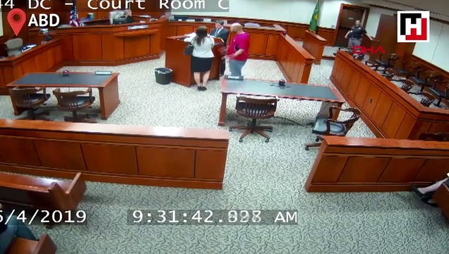 90 gün hapis cezası aldı, mahkeme binasından böyle firar etti