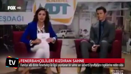 Fenerbahçelileri kızdıran sahne
