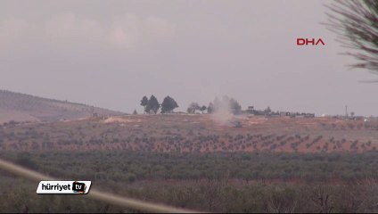 Fırtına obüsleri Suriye'deki PYD bölgesini vurdu