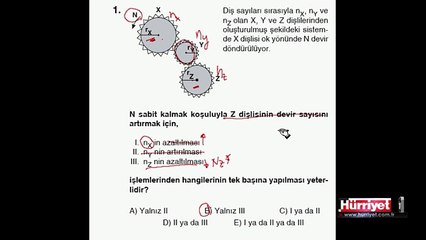 FİZİK SORULARININ ÇÖZÜMLERİ