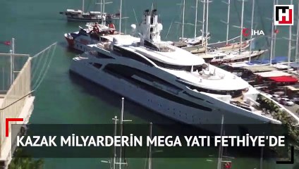 Kazak Milyarderin Mega Yatı Fethiye'de